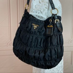Prada Tessuto Guafre Hobo
